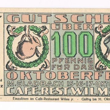 100 Pfennig Gutschein